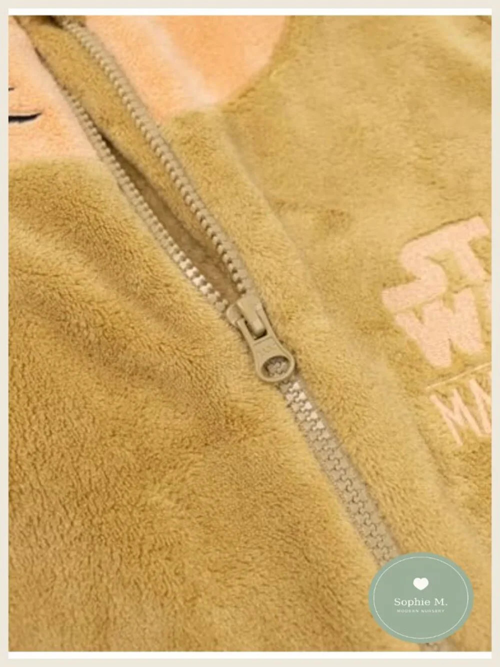Star Wars Grogu Unisex Kids Hooded Onesie Fleece Zip-Up Loungewear Costume